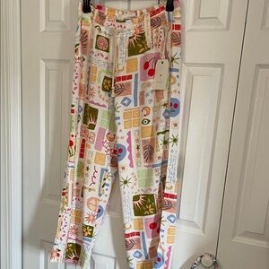 April Kiss Colorful Patterned Pants